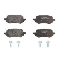 Brake pad set not for wear warning indicator 14.5 mm...