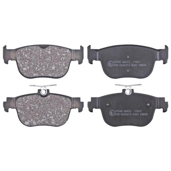 Bremsbelagsatz nicht für Verschleißwarnanzeige 16 mm A.B.S. für u.a. VW GOLF