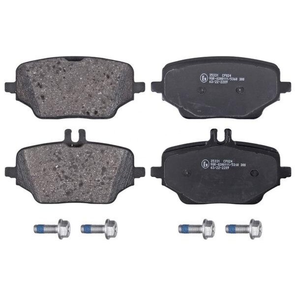 Bremsbelagsatz exkl. Verschleißwarnkontakt 18,8 mm A.B.S. für MERCEDES-BENZ GLE