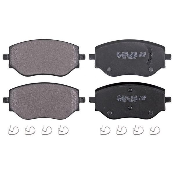 Bremsbelagsatz ohne Verschleißwarnung 18,2 mm A.B.S. für u.a. RENAULT CLIO