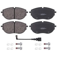Brake pad set incl. wear warning contact 19 mm A.B.S. for...