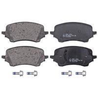 Brake pad set not for wear warning indicator 17.7 mm...