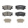 Brake pad set with wear warning 17.8 mm A.B.S. for KIA SOUL and others