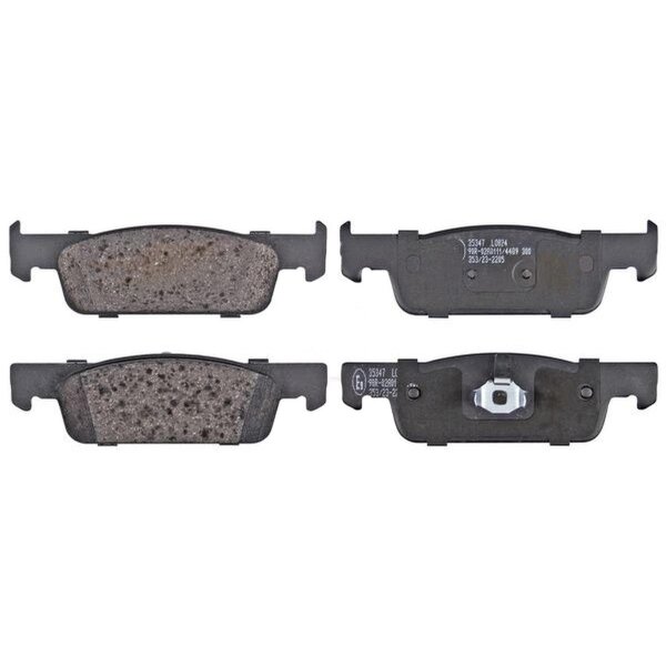 Bremsbelagsatz exkl. Verschleißwarnkontakt 18 mm A.B.S. für u.a. DACIA SANDERO