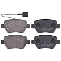 Brake pad set incl. wear warning contact 18 mm A.B.S. for...