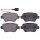 Brake pad set incl. wear warning contact 18 mm A.B.S. for MASERATI GHIBLI