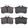 Brake pad set not for wear warning indicator 16.6 mm A.B.S. for MG ZS