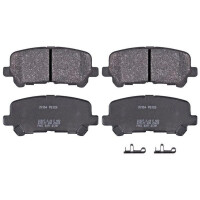 Brake pad set with wear warning 16.3 mm A.B.S. for HONDA...