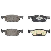 Brake pad set with wear warning 16.9 mm A.B.S. for TOYOTA...