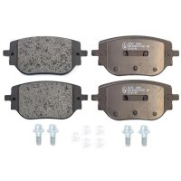 Brake pad set without wear warning 17.2 mm A.B.S. for...