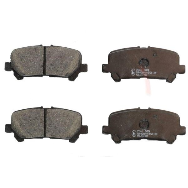 Brake pad set with audible wear warning 17.4 mm A.B.S. for TOYOTA HIACE
