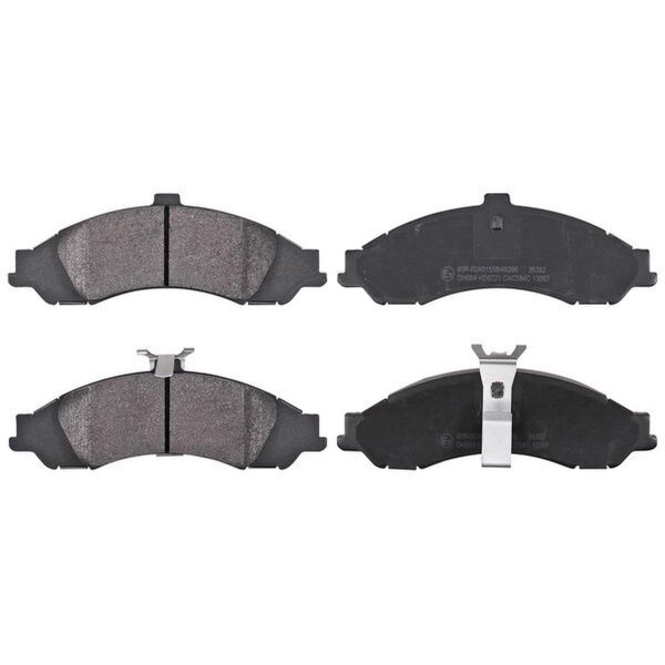 Brake pad set not for wear warning indicator 14.7 mm A.B.S. for VAUXHALL