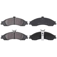 Brake pad set not for wear warning indicator 14.7 mm...