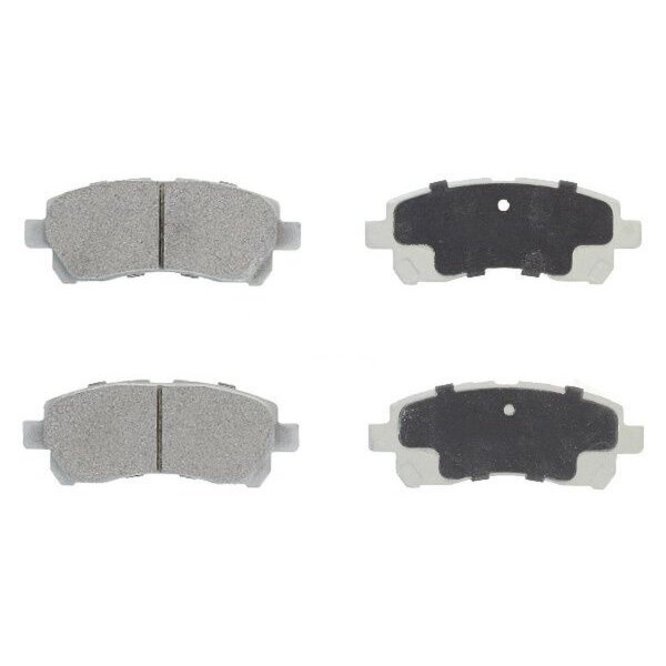 Brake pad set with acoustic wear warning 14 mm A.B.S. for TOYOTA