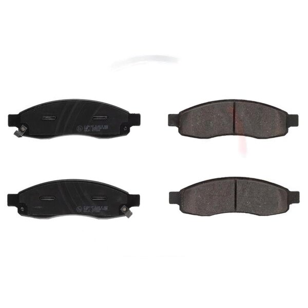 Brake pad set with acoustic wear warning 18 mm A.B.S. for NISSAN and others