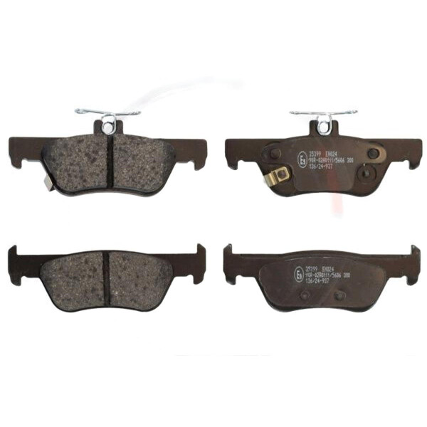 Bremsbelagsatz mit akustischer Verschleißwarnung 14 mm A.B.S. für HONDA JAZZ