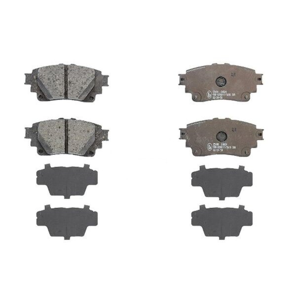 Bremsbelagsatz ohne Verschleißwarnung 15 mm A.B.S. für u.a. TOYOTA YARIS