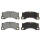 Brake pad set excl. wear warning contact 16.7 mm A.B.S. for PORSCHE MACAN