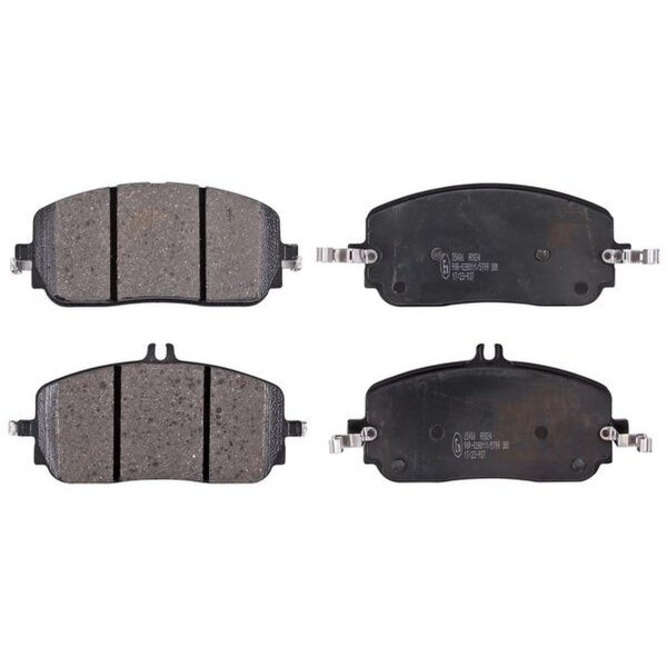Brake pad set incl. wear warning contact 18.3 mm A.B.S. for e.g. MB E-CLASS
