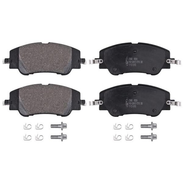 Brake pad set without wear warning 18.1 mm A.B.S. for e.g. PEUGEOT 208