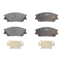 Brake pad set with wear warning 17.6 mm A.B.S. for KIA...