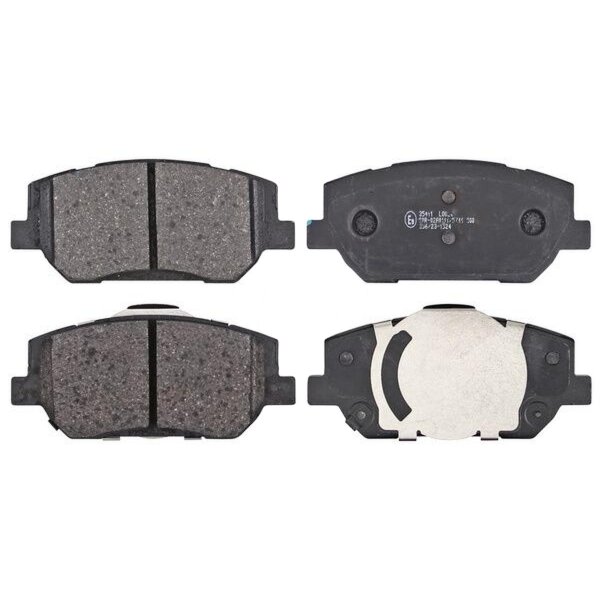 Brake pad set incl. wear warning contact 18 mm A.B.S. for HYUNDAI SANTA