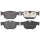 Brake pad set excl. wear warning contact 16 mm A.B.S. for e.g. JAGUAR F-PACE