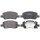 Brake pad set incl. wear warning contact 17.7 mm A.B.S. for HYUNDAI i10