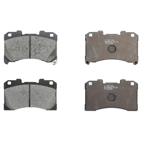Brake pad set with acoustic wear warning 15 mm A.B.S. for TOYOTA YARIS