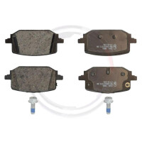 Brake pad set with wear warning 17.3 mm A.B.S. for NISSAN...
