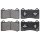 Brake pad set not for wear warning indicator 13.3 mm A.B.S. for FORD and others