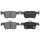 Bremsbelagsatz mit akustischer Verschleißwarnung 14 mm A.B.S. für FORD