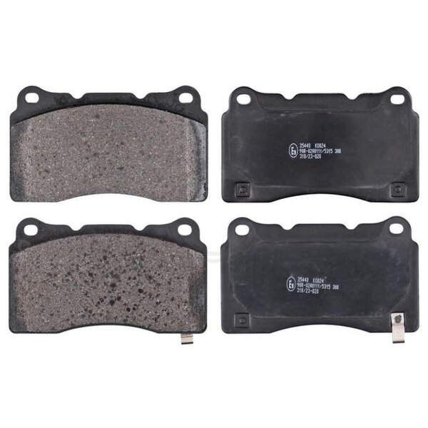 Bremsbelagsatz mit akustischer Verschleißwarnung 16 mm A.B.S. für HONDA CIVIC