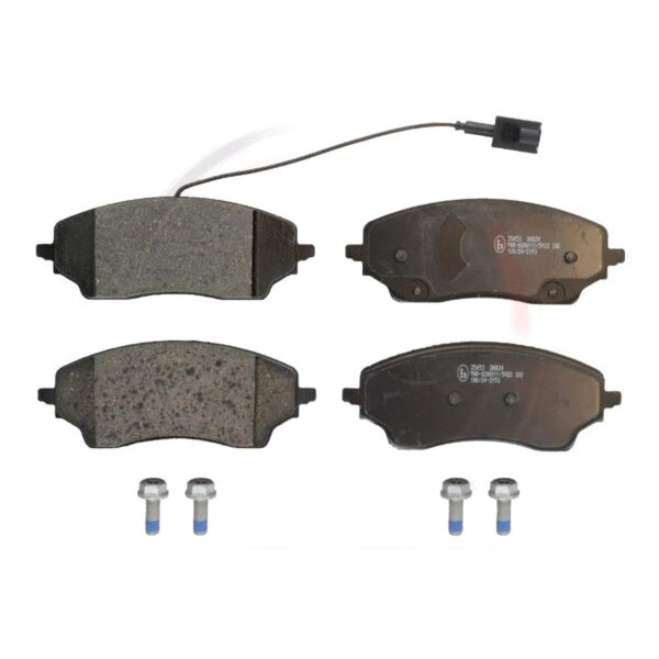 Bremsbelagsatz inkl. Verschleißwarnkontakt 19,5 mm A.B.S. für u.a. FIAT DUCATO