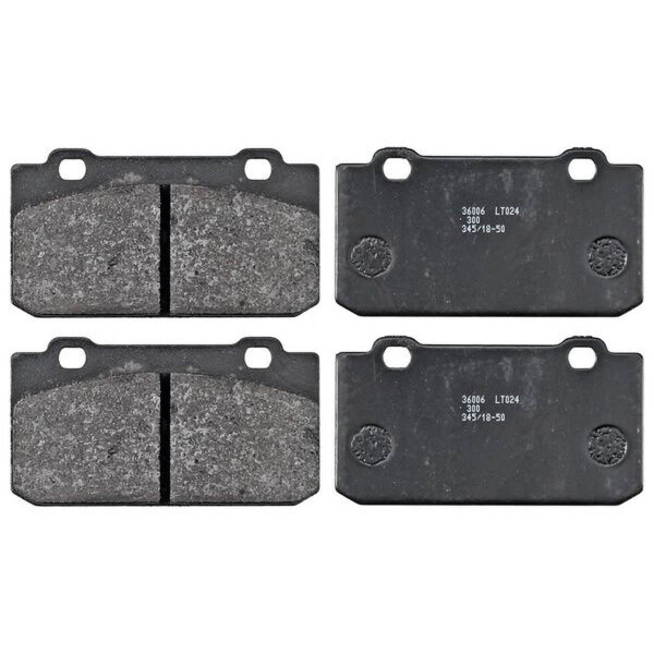 Brake pad set without wear sensor 15 mm A.B.S. for e.g. ALFA ROMEO 33