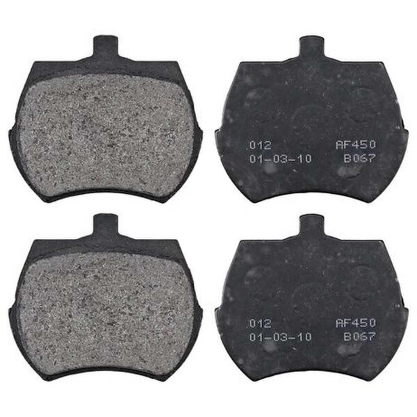 Brake pad set without wear sensor 13.8 mm A.B.S. for ROVER MINI and others