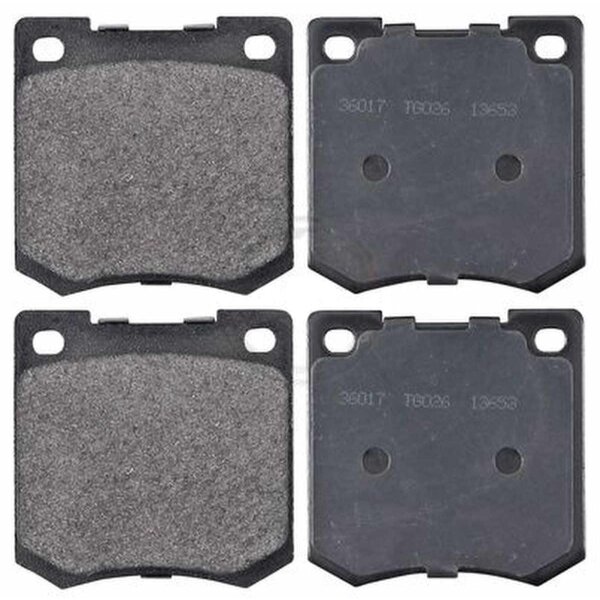 Brake pad set without wear sensor 14.4 mm A.B.S. for FORD CAPRI and others