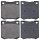 Brake pad set without wear sensor 14.4 mm A.B.S. for FORD CAPRI and others