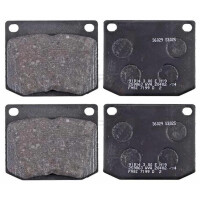 Brake pad set without wear sensor 14.5 mm A.B.S. for e.g....