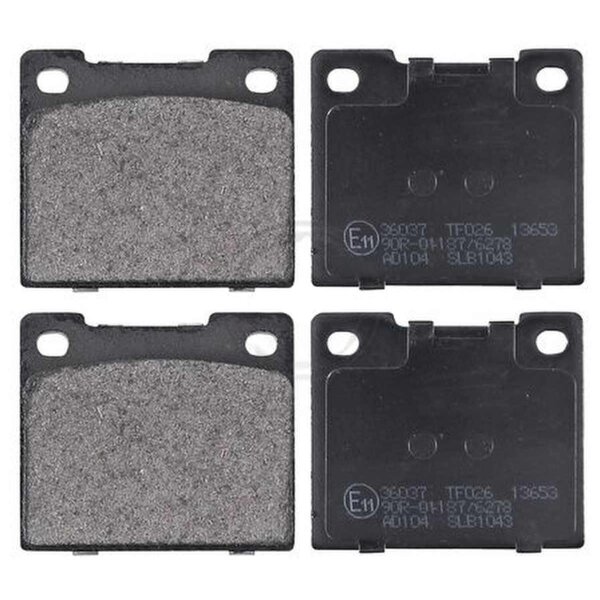 Brake pad set without wear sensor 14.2 mm A.B.S. for e.g. VOLVO 240