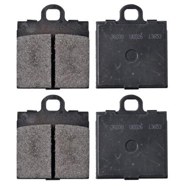 Brake pad set without wear sensor 15 mm A.B.S. for e.g. VW KAEFER