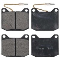 Brake pad set with wear sensor 17 mm A.B.S. for PEUGEOT...