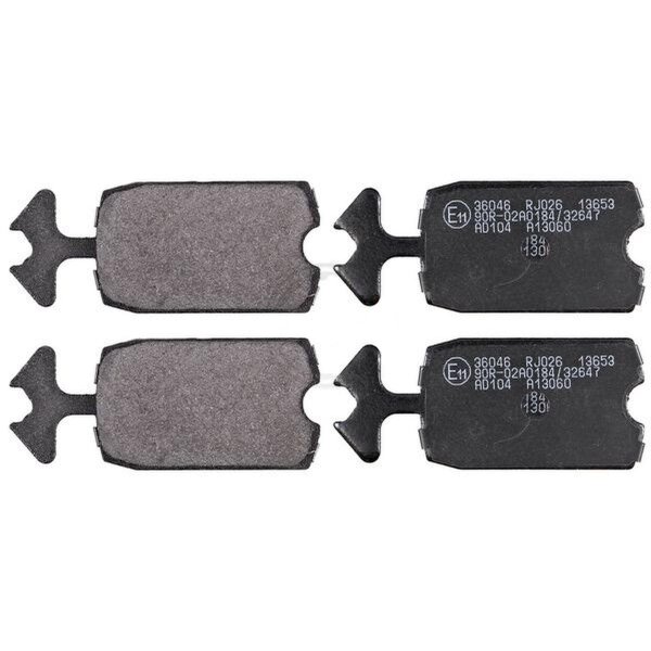 Brake pad set without wear sensor 12 mm A.B.S. for CITROËN AMI and others