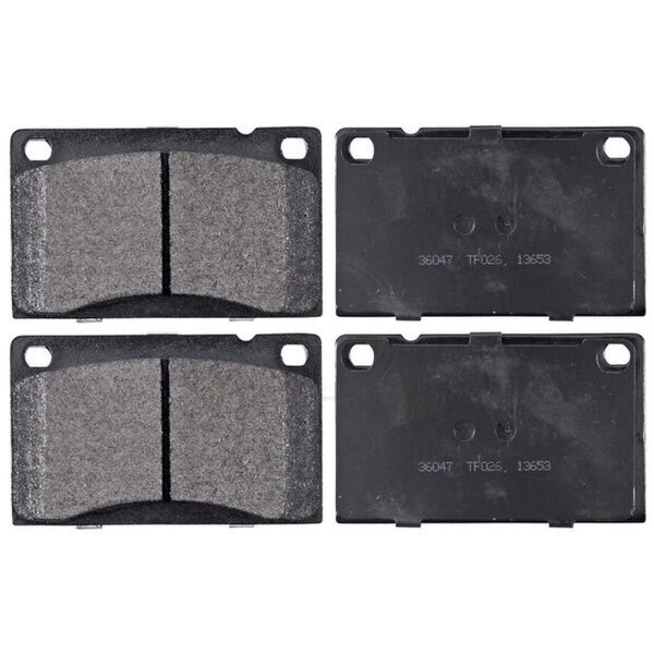Brake pad set without wear sensor 16 mm A.B.S. for e.g. VOLVO 240