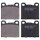 Brake pad set without wear sensor 15 mm A.B.S. for e.g. VOLVO 740
