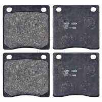 Brake pad set without wear sensor 14.2 mm A.B.S. for...