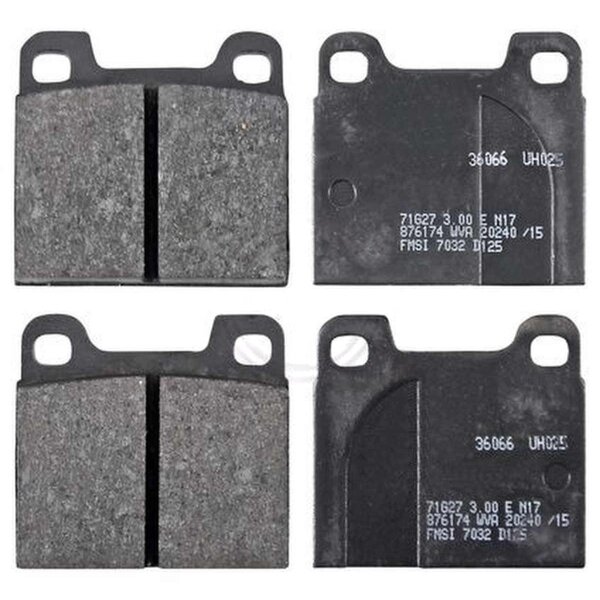 Bremsbelagsatz ohne Verschleißsensor 15 mm A.B.S. für u.a. ALFA ROMEO ALFASUD