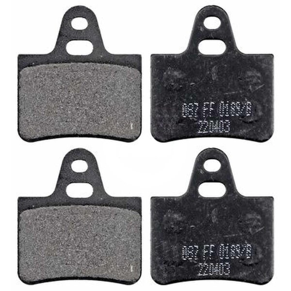 Brake pad set without wear sensor 12 mm A.B.S. for CITROËN GS and others