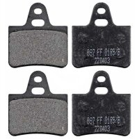 Brake pad set without wear sensor 12 mm A.B.S. for...