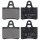 Brake pad set without wear sensor 12 mm A.B.S. for CITROËN GS and others